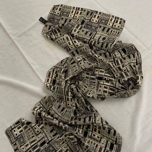 "Amsterdam" long silk scarf